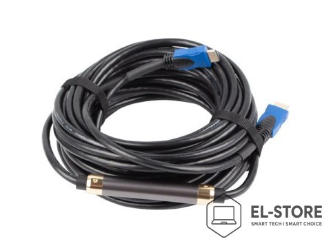 Lanberg Kabel Lanberg CA-HDMI-20CU-0200-BK (HDMI M - HDMI M; 20m; kolor czarny)