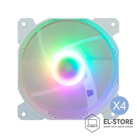 Montech Montech AIR 100 ARGB, Micro-ATX, szkło hartowane - białe