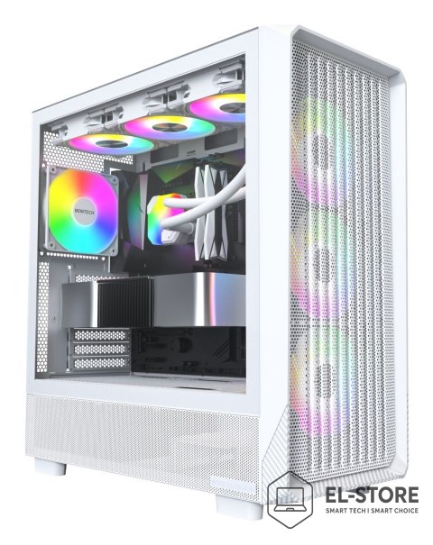 Montech Obudowa CASE Miditower MATX W/O PSU/X5 (W) MONTECH