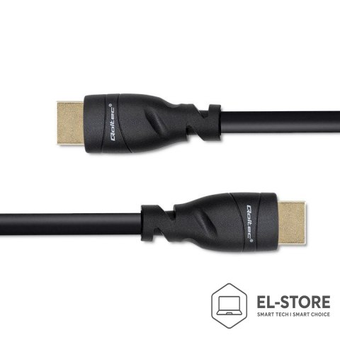 Qoltec QOLTEC KABEL HDMI V2.1 ULTRA HIGH SPEED 8K | 60HZ | 26AWG | GOLD