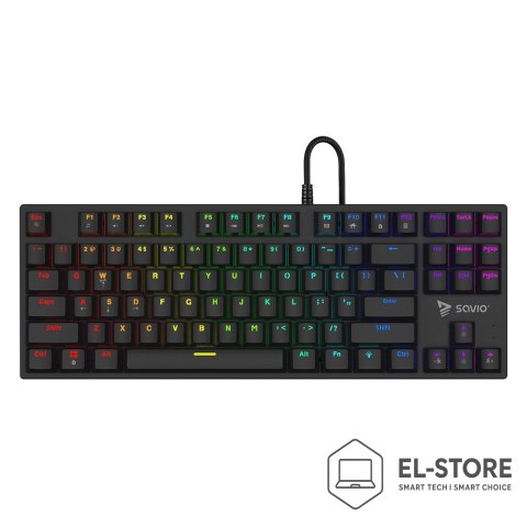 SAVIO SAVIO KLAWIATURA MECHANICZNA RGB OUTEMU RED TEMPEST X2