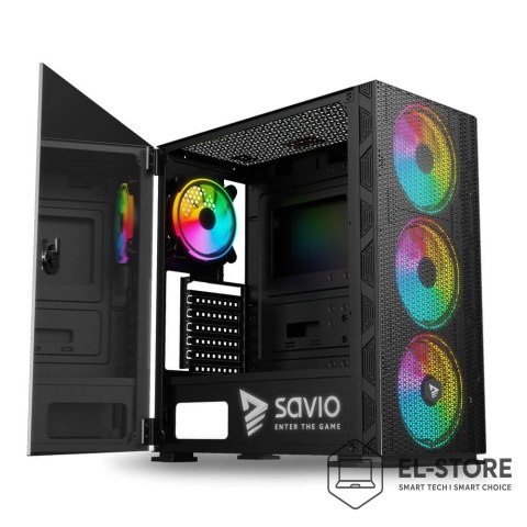 SAVIO SAVIO OBUDOWA PC RAPTOR X1 ARGB SAVGC-RAPTORX1
