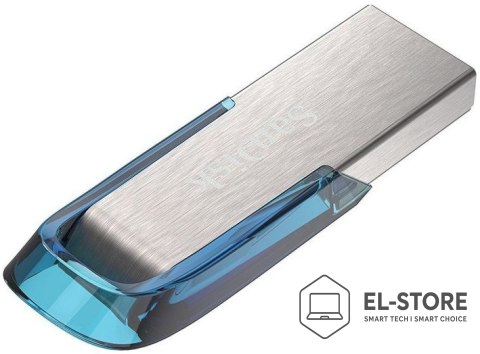 SanDisk DYSK SANDISK USB 3.0 ULTRA FLAIR 64GB NIEBIESKI 150MB/s