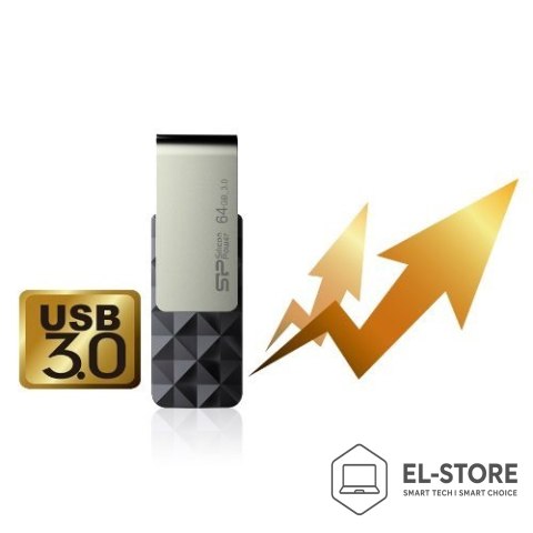 Silicon Power Pendrive Silicon Power Blaze B30 32GB USB 3.1 kolor czarny (SP032GBUF3B30V1K)