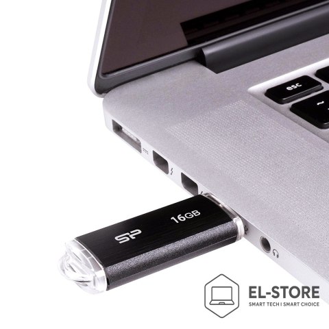 Silicon Power Pendrive Silicon Power Ultima U02 16GB USB 2.0 kolor czarny (SP016GBUF2U02V1K)