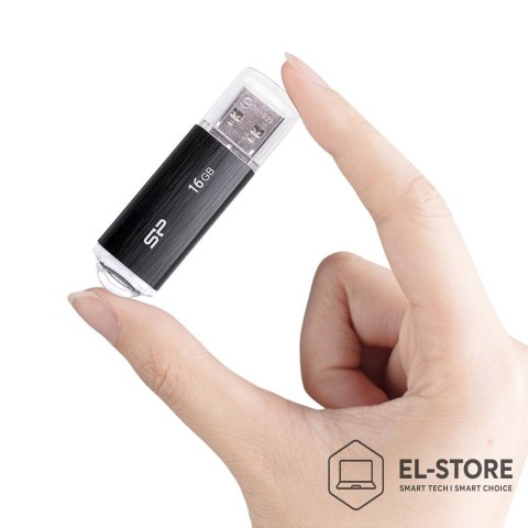 Silicon Power Pendrive Silicon Power Ultima U02 16GB USB 2.0 kolor czarny (SP016GBUF2U02V1K)