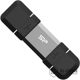 Silicon Power Silicon Power SP128GBUC3C51V1S pamięć USB 128 GB USB Type-A / USB Type-C 3.2 Gen 1 (3.1 Gen 1) Czarny, Srebrny