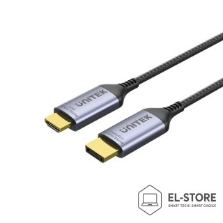 UNITEK UNITEK KABEL DISPLAYPORT 1.4 DO HDMI 2.1, 8K, 1,8M