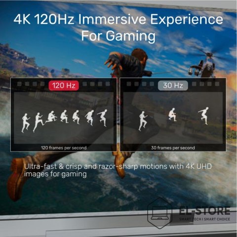 UNITEK UNITEK KABEL HDMI 2.1, 8K 60HZ, 4K 120HZ, 5M,C140W