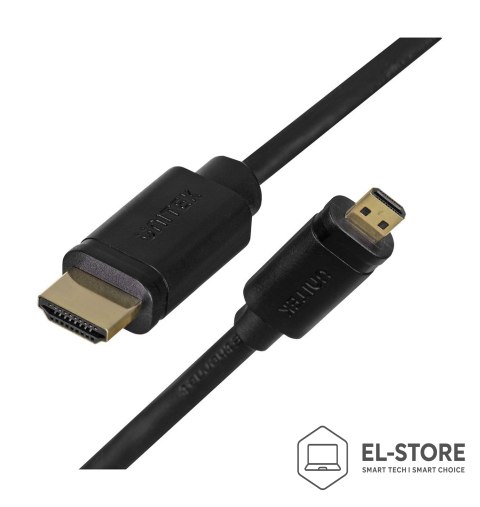 UNITEK UNITEK KABEL MICRO HDMI-HDMI 2.0,4K60HZ,2M, Y-C182