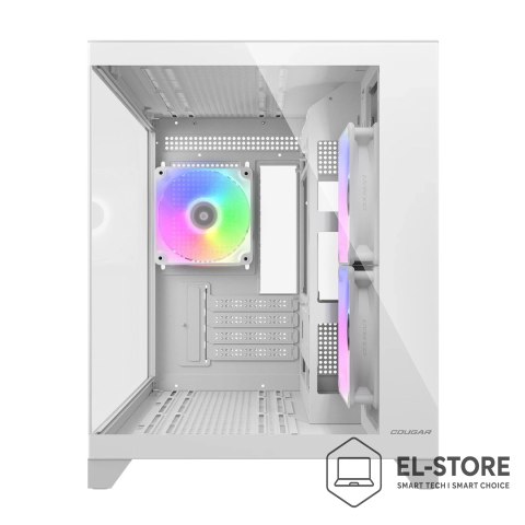 COUGAR COUGAR CGR-2QA6W-RGB Mini Tower Biały