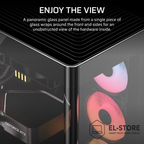 Corsair Obudowa Corsair FRAME 4500X RS-R ARGB Tempered Glass Mid-Tower, Black