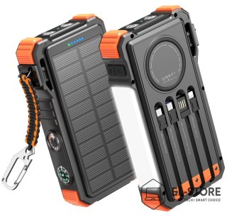 Extralink EXTRALINK POWERBANK SOLARNY 20000MAH 45W INDUKCJA LAMPA LATARKA