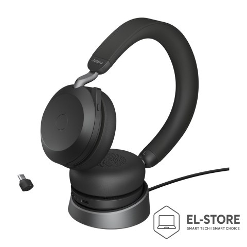 Jabra Zestaw słuchawkowy JABRA EVOLVE2 75 LINK380C UC/STEREO STAND BLACK