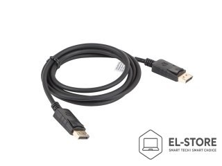 Lanberg Kabel Lanberg CA-DPDP-10CC-0018-BK (DisplayPort Męski - DisplayPort Męski; 1,8m; czarny)