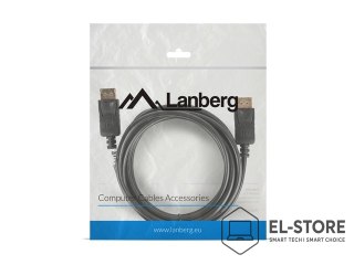 Lanberg Kabel Lanberg CA-DPDP-10CC-0030-BK (DisplayPort M - DisplayPort M; 3m; kolor czarny)