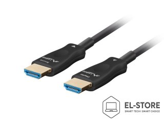 Lanberg LANBERG KABEL HDMI LANBERG KABEL HDMI M/M V2.1 10M OPTYCZNY AOC CZARNY CA-HDMI-30FB-0100-BK