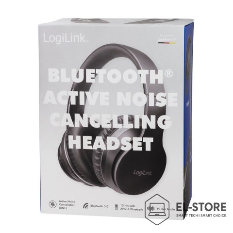 LogiLink LogiLink BT0053 słuchawki/zestaw słuchawkowy Bezprzewodowy Opaska na głowę Muzyka Bluetooth Czarny