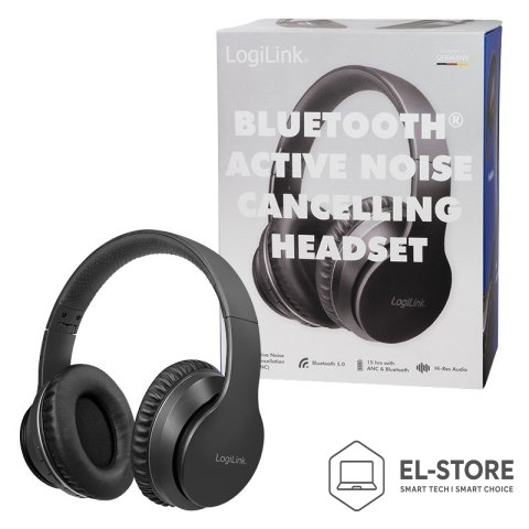 LogiLink LogiLink BT0053 słuchawki/zestaw słuchawkowy Bezprzewodowy Opaska na głowę Muzyka Bluetooth Czarny
