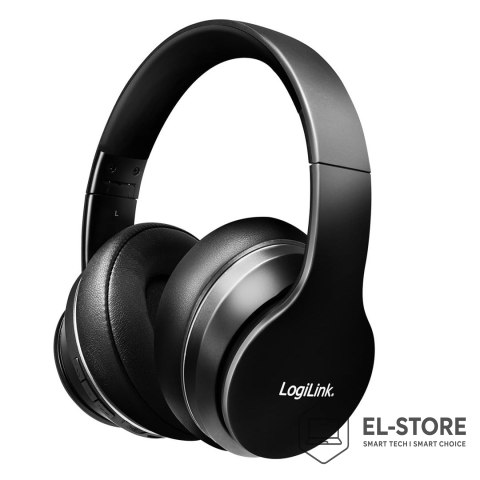 LogiLink LogiLink BT0053 słuchawki/zestaw słuchawkowy Bezprzewodowy Opaska na głowę Muzyka Bluetooth Czarny