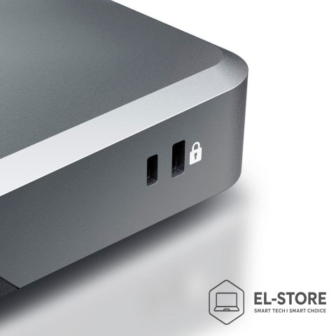 No name ALOGIC DX3 Przewodowa USB 3.2 Gen 1 (3.1 Gen 1) Type-C Czarny, Szary