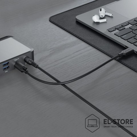 No name ALOGIC DX3 Przewodowa USB 3.2 Gen 1 (3.1 Gen 1) Type-C Czarny, Szary