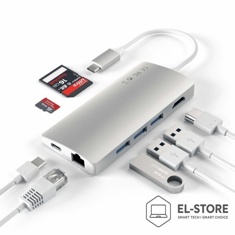 No name Hub USB-C V2 Multi-Port 8 w 1