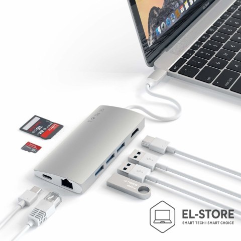 No name Hub USB-C V2 Multi-Port 8 w 1