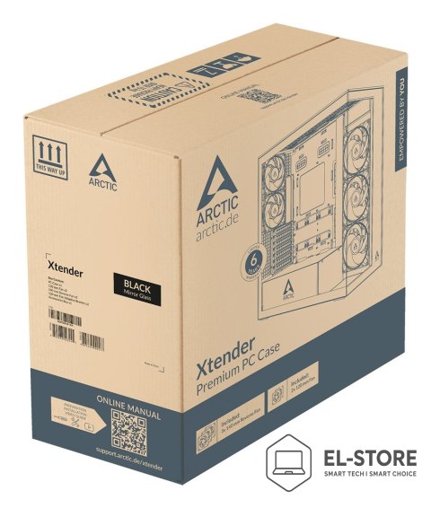 No name Obudowa CASE MIDITOWER EATX W/O PSU/XTENDERVG B ACPCC00019A ARCTIC