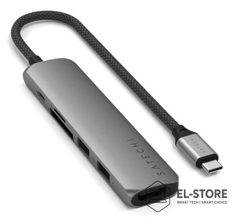 No name Satechi 6-w-1 - Stacja dokująca - USB-C 3.2 Gen 2 - HDMI