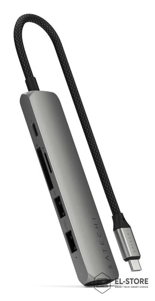 No name Satechi 6-w-1 - Stacja dokująca - USB-C 3.2 Gen 2 - HDMI
