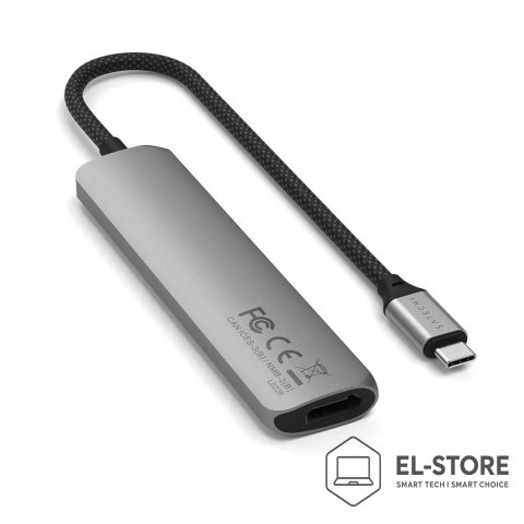 No name Satechi 6-w-1 - Stacja dokująca - USB-C 3.2 Gen 2 - HDMI