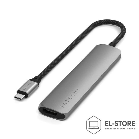 No name Satechi 6-w-1 - Stacja dokująca - USB-C 3.2 Gen 2 - HDMI