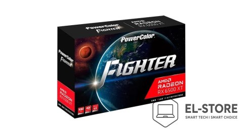 PowerColor Karta graf. PowerColor Figh. AXRX 6500XT 4GBD6-DHV3