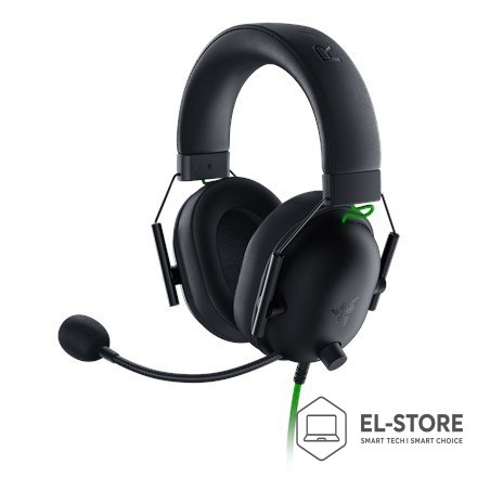 RAZER Razer Blackshark V2 X Zestaw słuchawkowy Przewodowa Opaska na głowę Gaming Czarny, Zielony