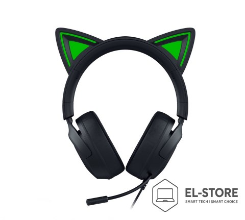 RAZER Zestaw słuchawkowy Razer Gaming Kraken Kitty V3 X Przewodowe Nauszne Mikrofon Czarny