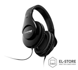SHURE Shure SRH240A-BK-EFS - Słuchawki nauszne, do zastosowań monitorowych i ogólnych, home studio