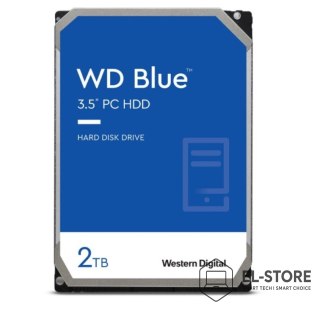 WD Dysk HDD WD Blue WD20EARZ (2 TB ; 3.5"; 64 MB; 5400 obr/min)