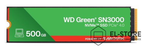 WD SSD WD Green SN3000 500GB NVMe WDS500G4G0E