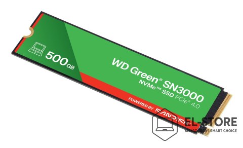 WD SSD WD Green SN3000 500GB NVMe WDS500G4G0E