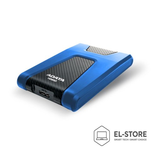ADATA Dysk zewnętrzny HDD ADATA HD650 (1TB; 2.5"; USB 3.2; niebieski)