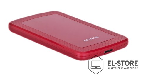 ADATA Dysk zewnętrzny HDD ADATA HV300 (1TB; 2.5"; USB 3.2; czerwony)