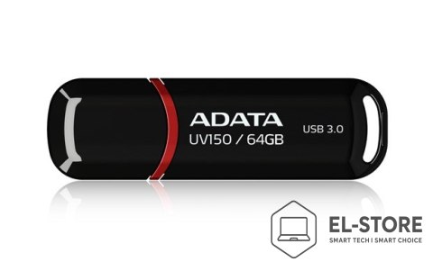 ADATA Pendrive ADATA UV150 AUV150-64G-RBK (64GB; USB 3.0; kolor czarny)