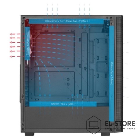 Aerocool Obudowa AEROCOOL PGS DESIGNER-G-BK-v1