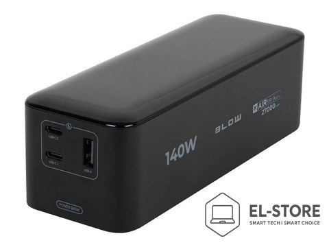 BLOW BLOW POWER BANK 27000MAH PD 140W AIR99.9 CZARNY