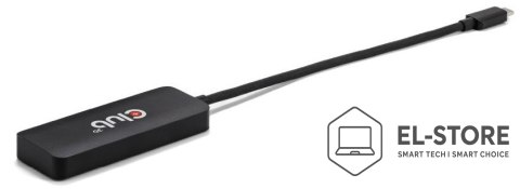Club 3D CLUB3D CSV-1553 huby i koncentratory USB Type-C Czarny