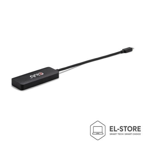 Club 3D CLUB3D CSV-1553 huby i koncentratory USB Type-C Czarny