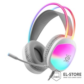 Defender DEFENDER SŁUCHAWKI Z MIKROFONEM ECLIPSE RGB BIAŁE 62440