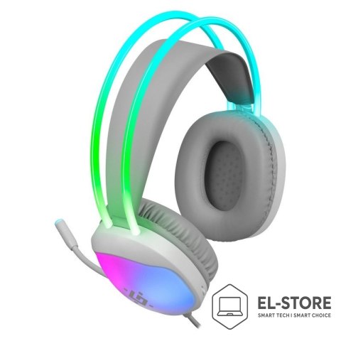 Defender DEFENDER SŁUCHAWKI Z MIKROFONEM ECLIPSE RGB BIAŁE 62440