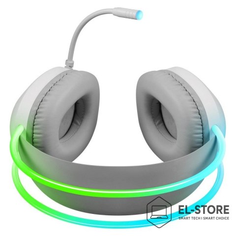 Defender DEFENDER SŁUCHAWKI Z MIKROFONEM ECLIPSE RGB BIAŁE 62440